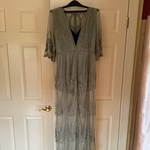 Size L green summer dress